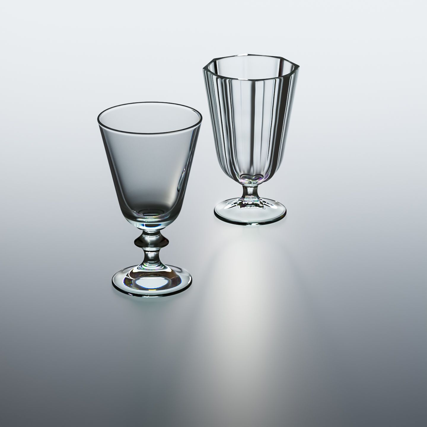 Rendering del materiale vetro con il Corona 6 Material